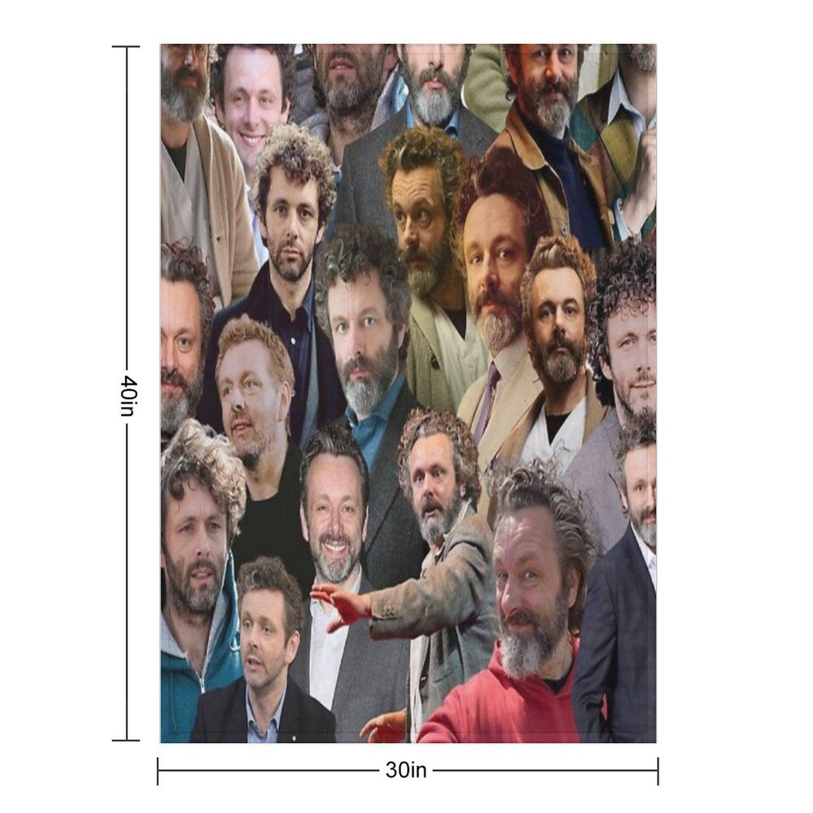 Michael Sheen Photo Collage Throw Blanket