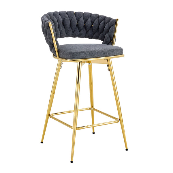 Four-Piece Modern Rotating Swivel Barstools