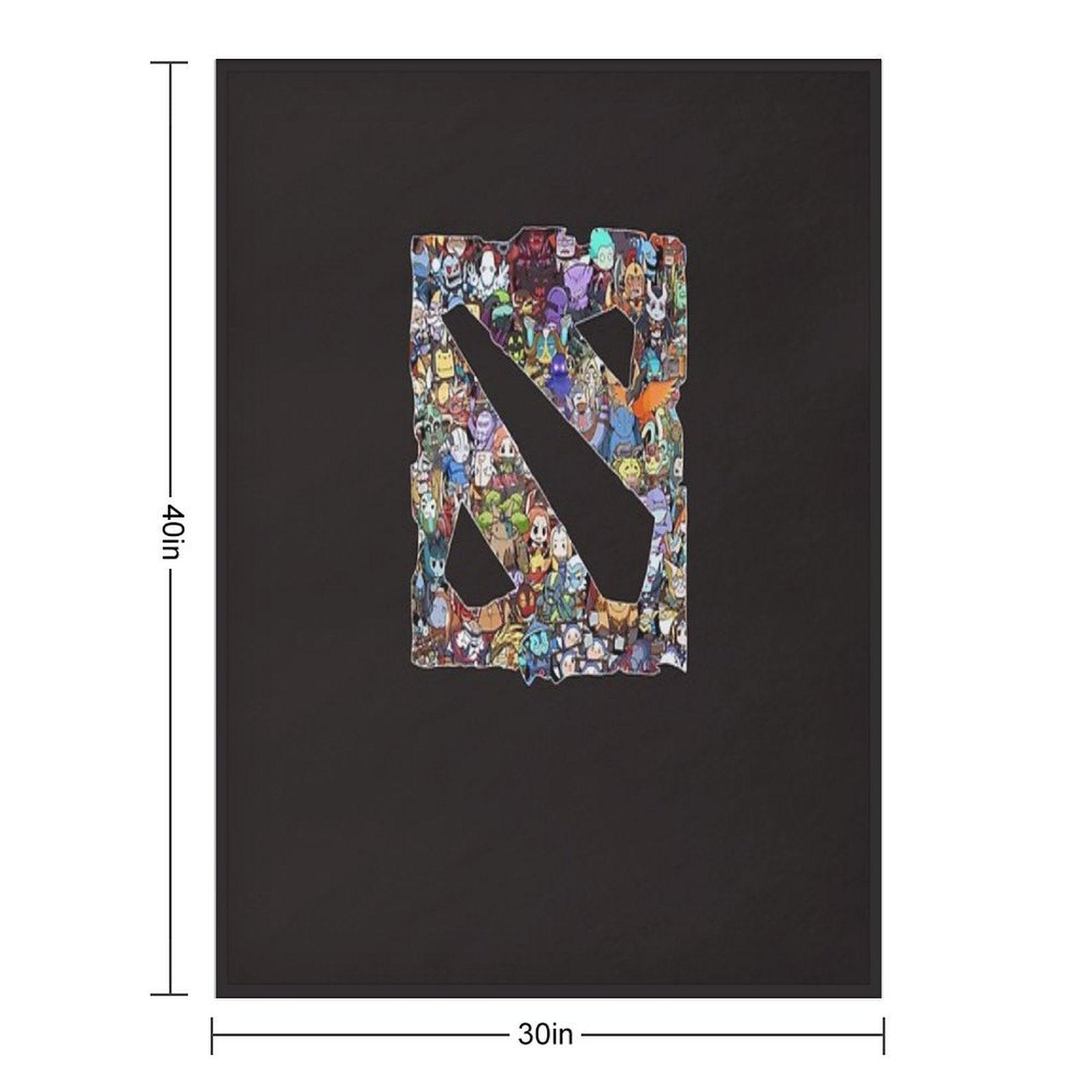 All Heroes in Dota 2 Logo, Dota, Dota 2, Hero, Thunder Predator Rtz, Nigma, Og, Secret, Eg, Funny Throw Blanket
