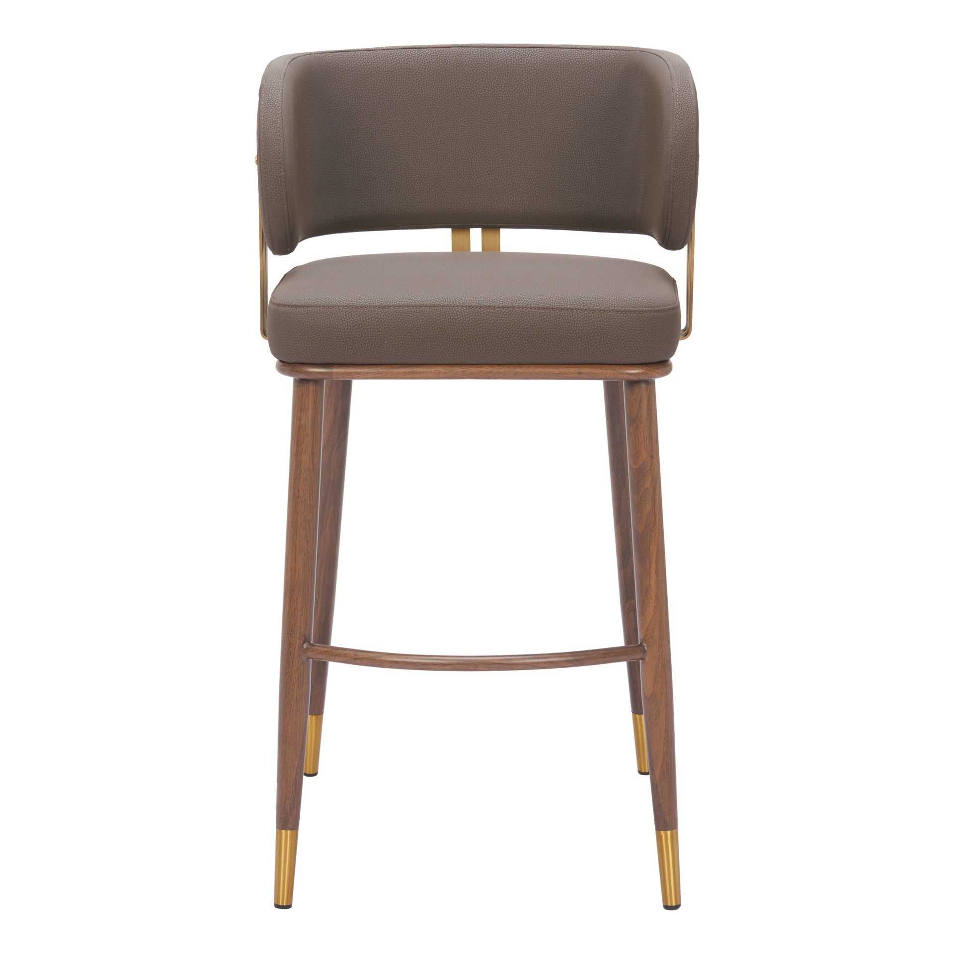 Brew Barstool Brown & Walnut