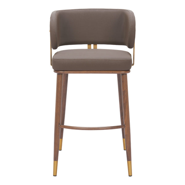 Brew Barstool Brown & Walnut