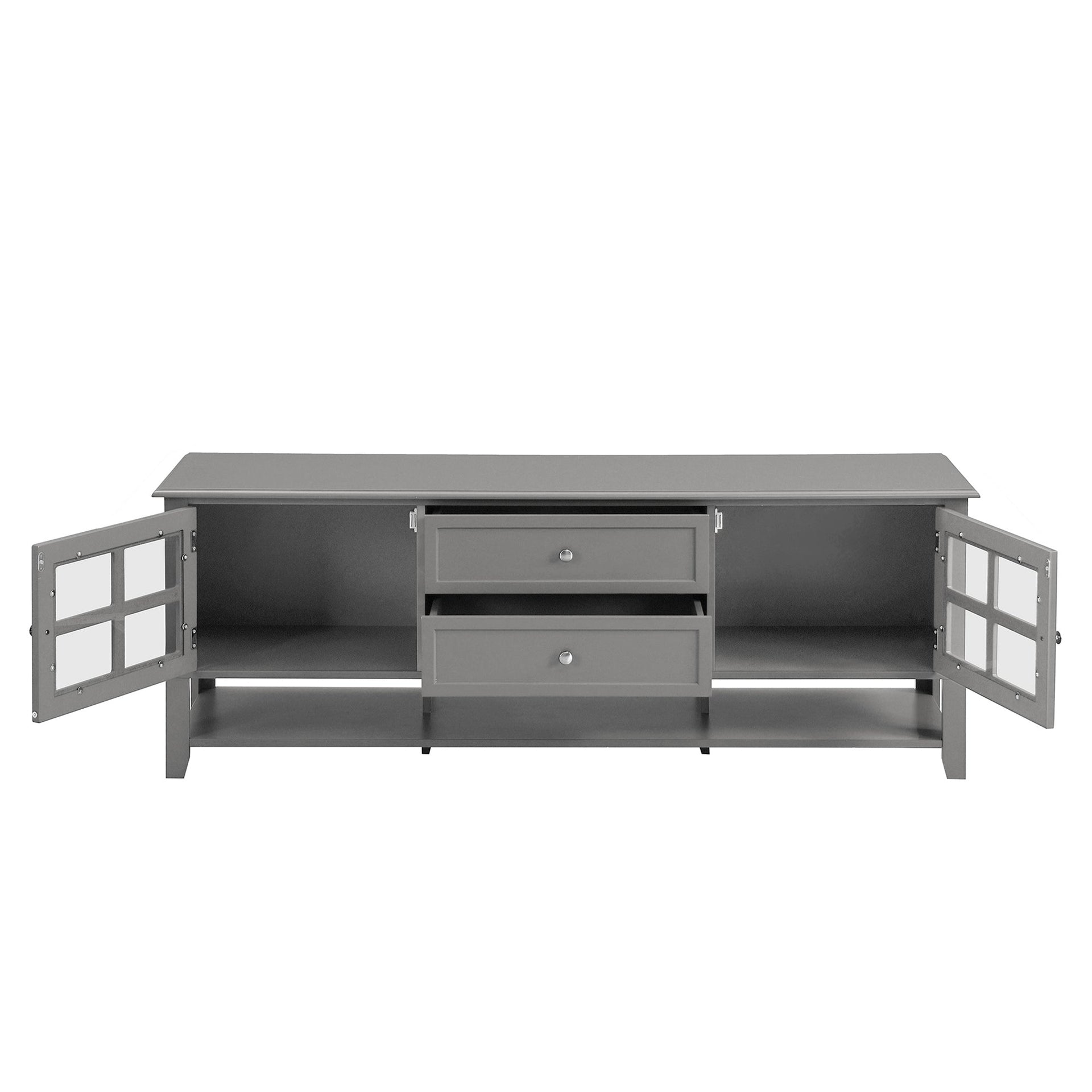 TV Stand Entertainment Center with Multifunctional Storage and Modern Design