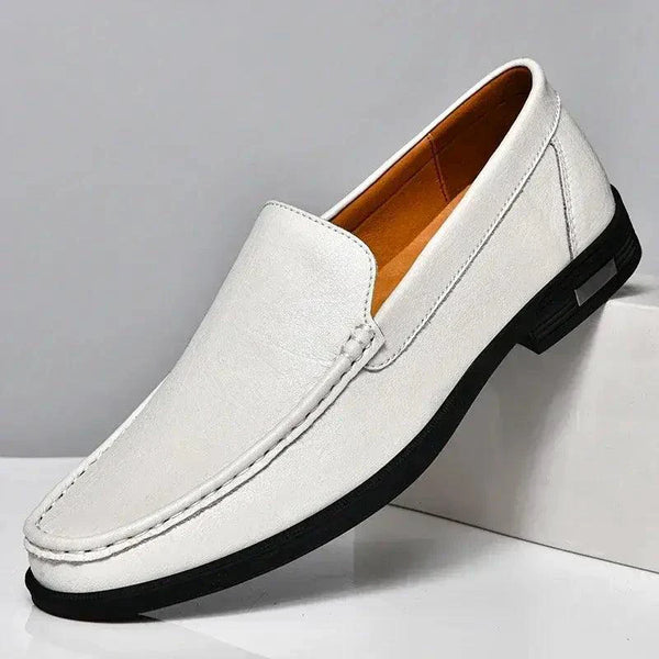 Eco-Chic Leather Loafers