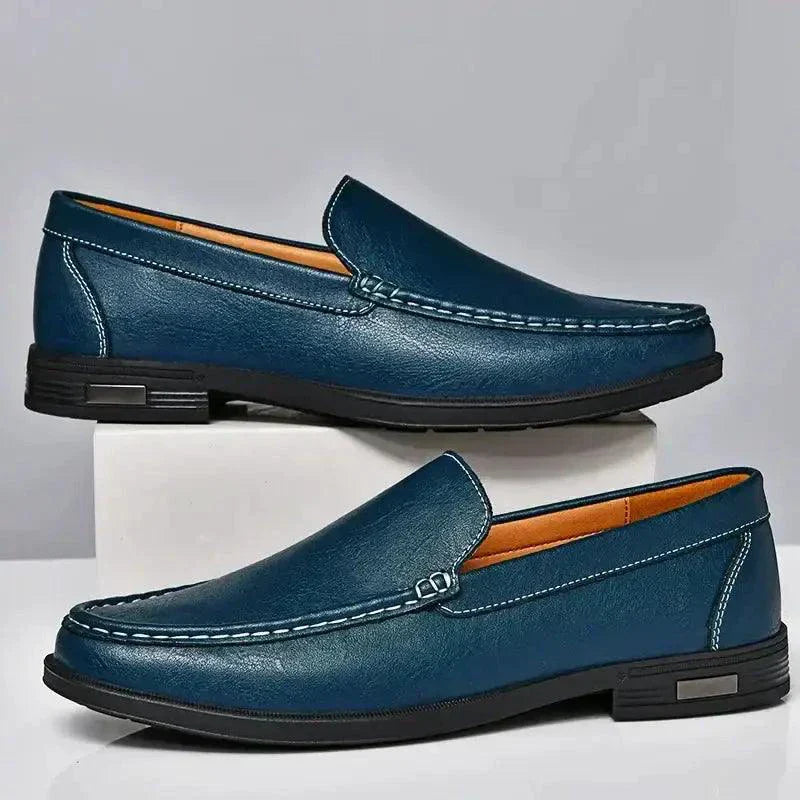 Eco-Chic Leather Loafers
