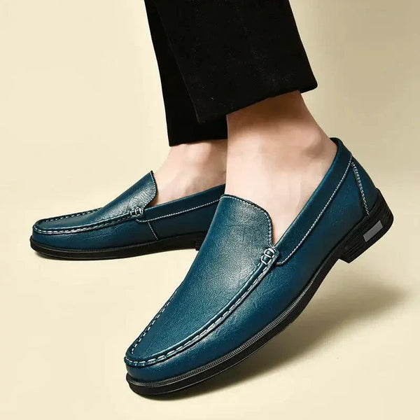 Eco-Chic Leather Loafers