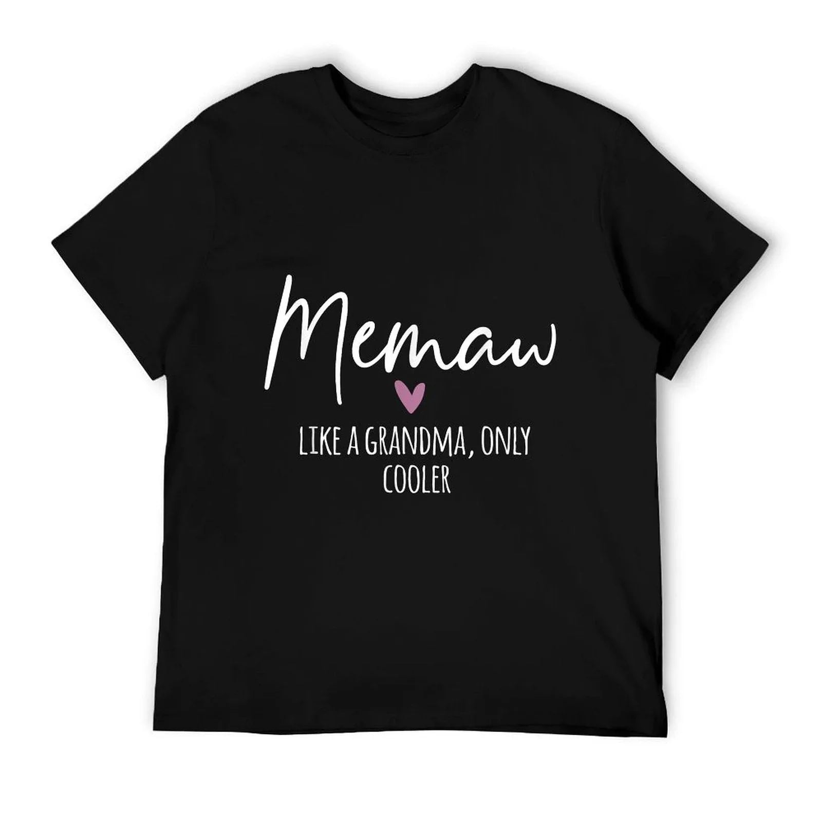 Memaw Like A Grandma Only Cooler Heart Mother's Day Memaw T-Shirt