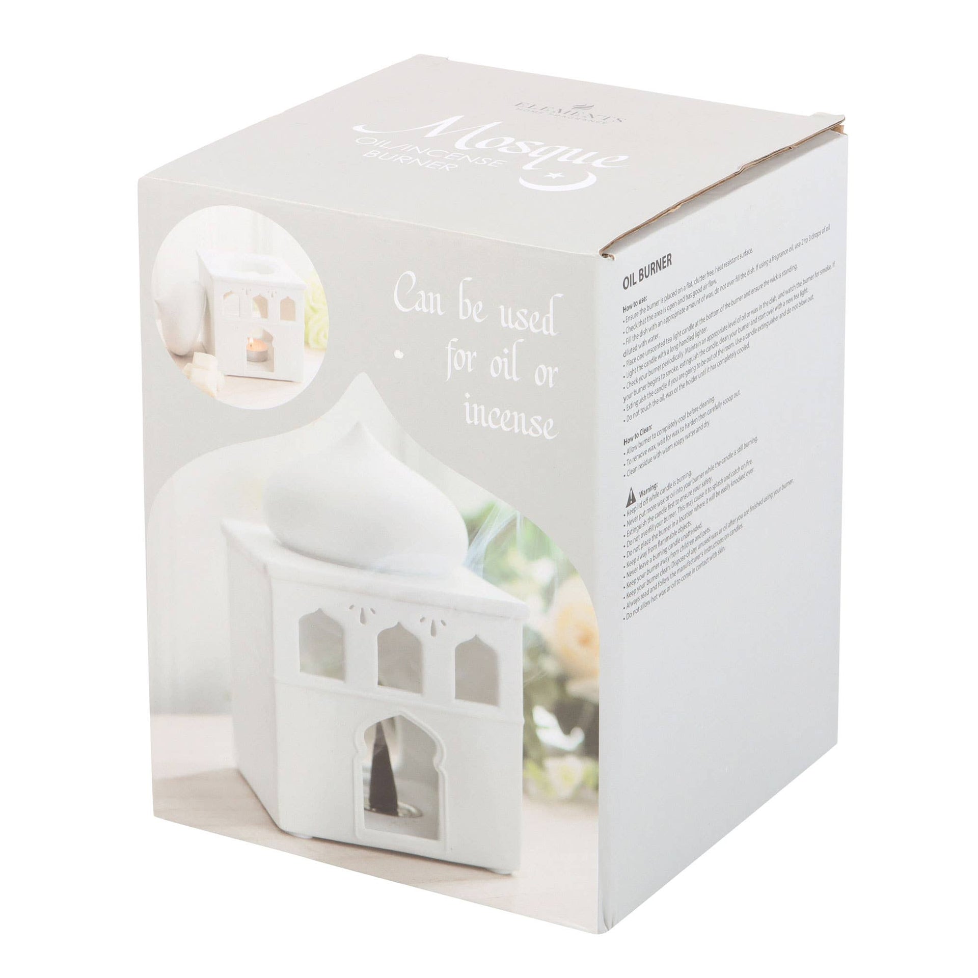 Mosque Tealight Wax Warmer and Incense Cone Holder
