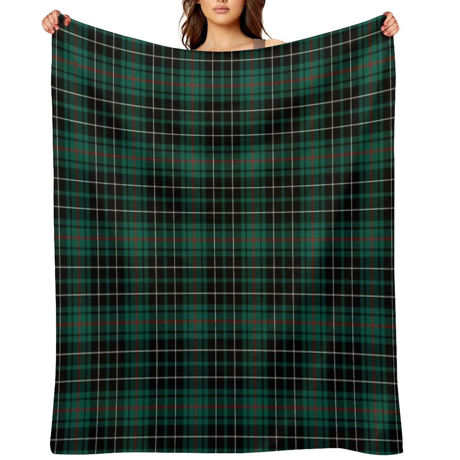 MacAulay Clan Tartan (Hunting) Shrink-resistant Throw Blanket