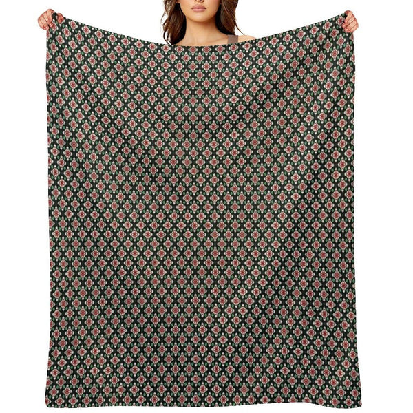 Earth Tones Wild Tiered Diamonds Throw Blanket