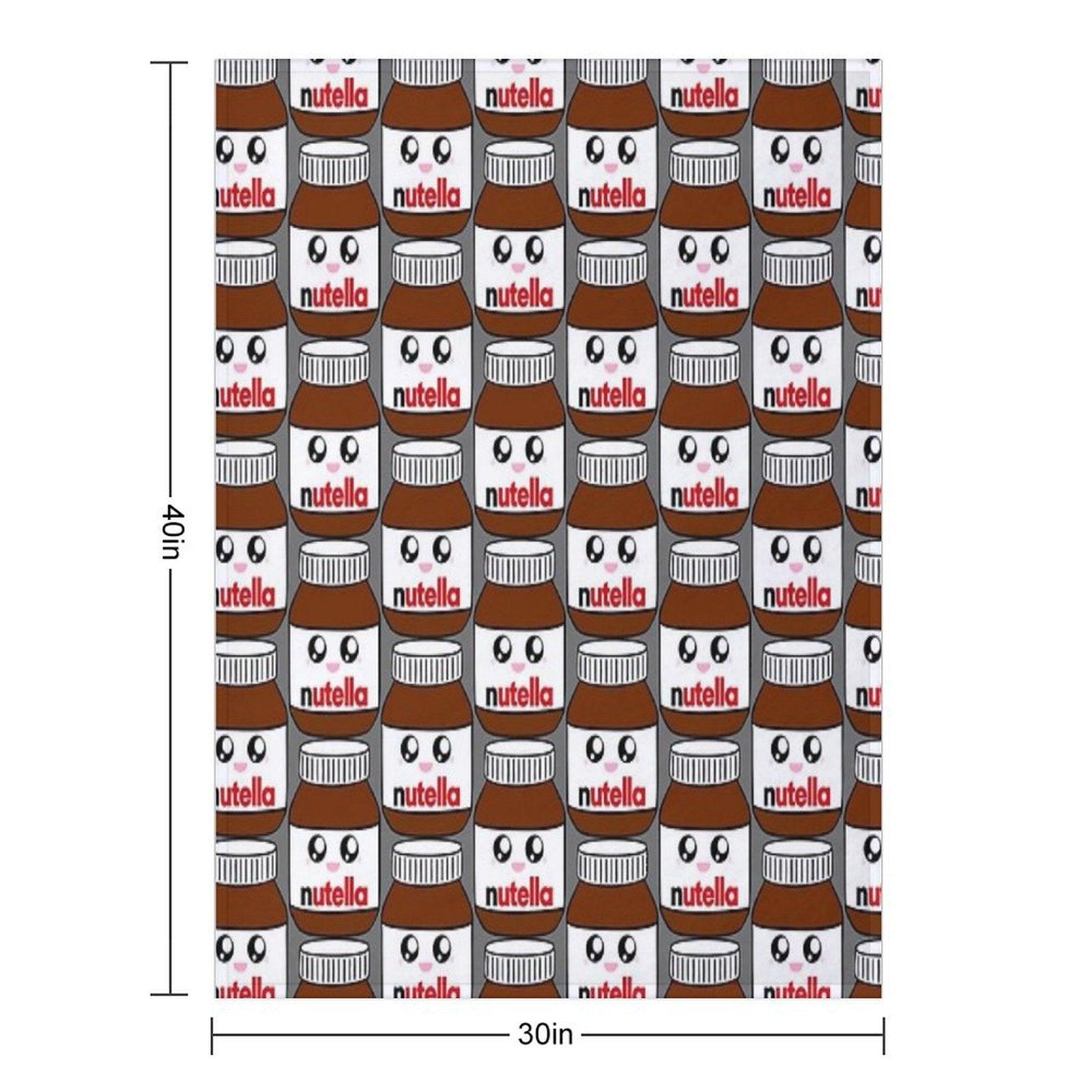 Nutella Throw Blanket