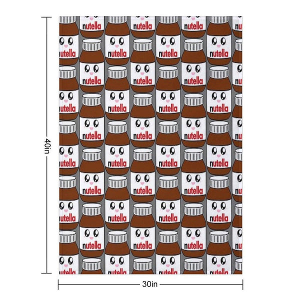 Nutella Throw Blanket