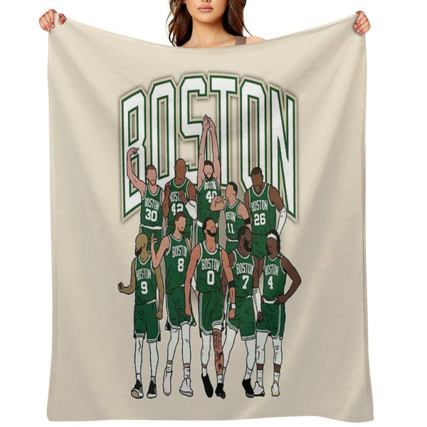 Boston 2023-24 Championship Plush Throw Blanket