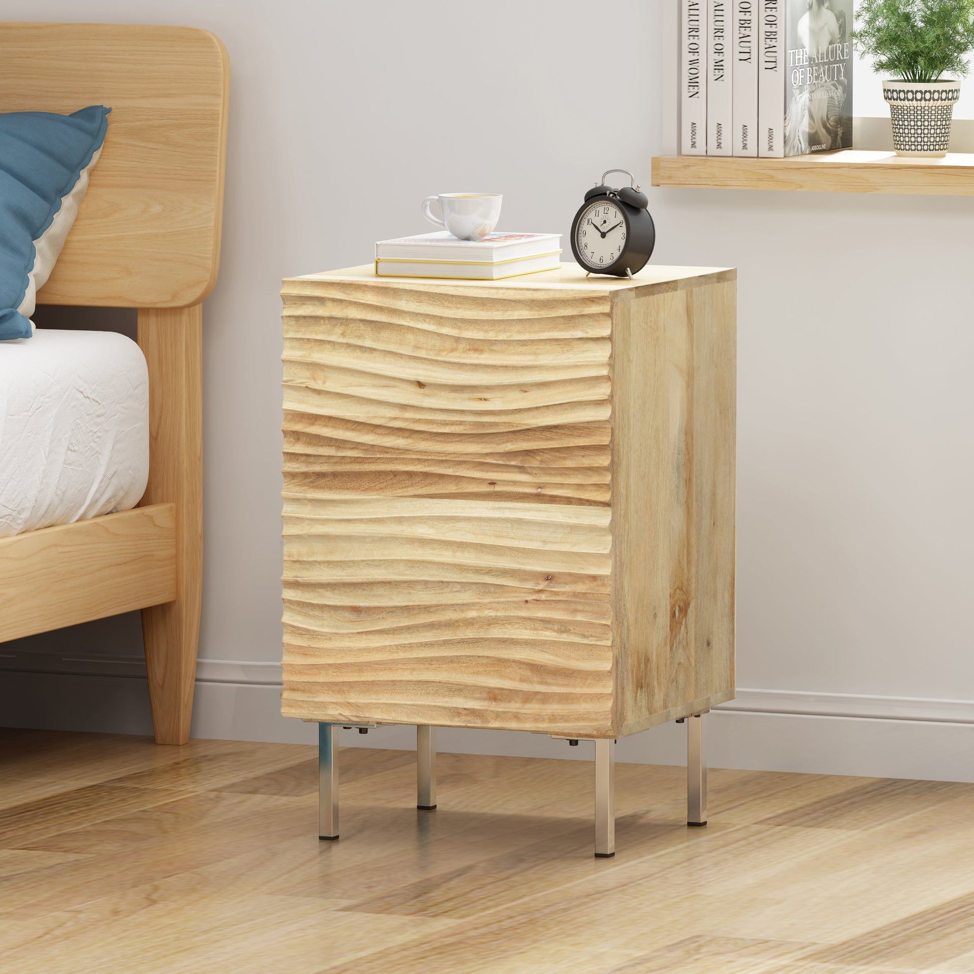 1 Door K/D Bedside Nightstand