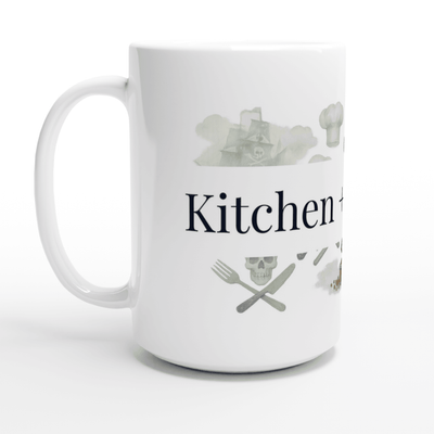 White 12oz Enamel Mug - White 15oz Ceramic Mug | Coffee Mugs | Kitchen + Metal