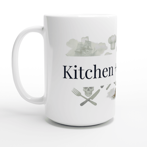White 12oz Enamel Mug - White 15oz Ceramic Mug | Coffee Mugs | Kitchen + Metal