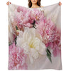 Peonies All-season Throw Blanket
