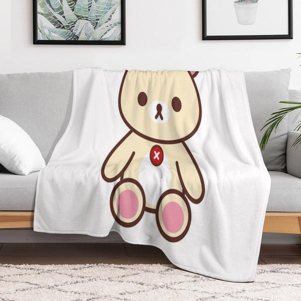 Rilakkuma Korilakkuma__ Quick-dry Throw Blanket