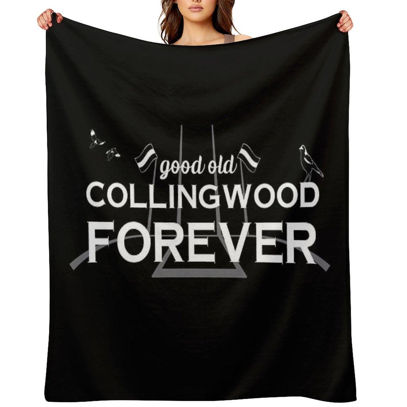 Good Old Collingwood Forever - Collingwood Theme Song Throw Blanket