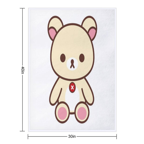 Rilakkuma Korilakkuma__ Quick-dry Throw Blanket