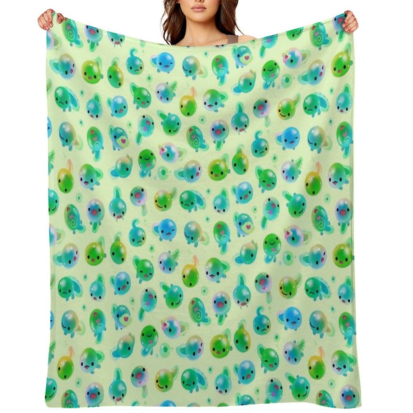 Candy Tadpole Throw Blanket