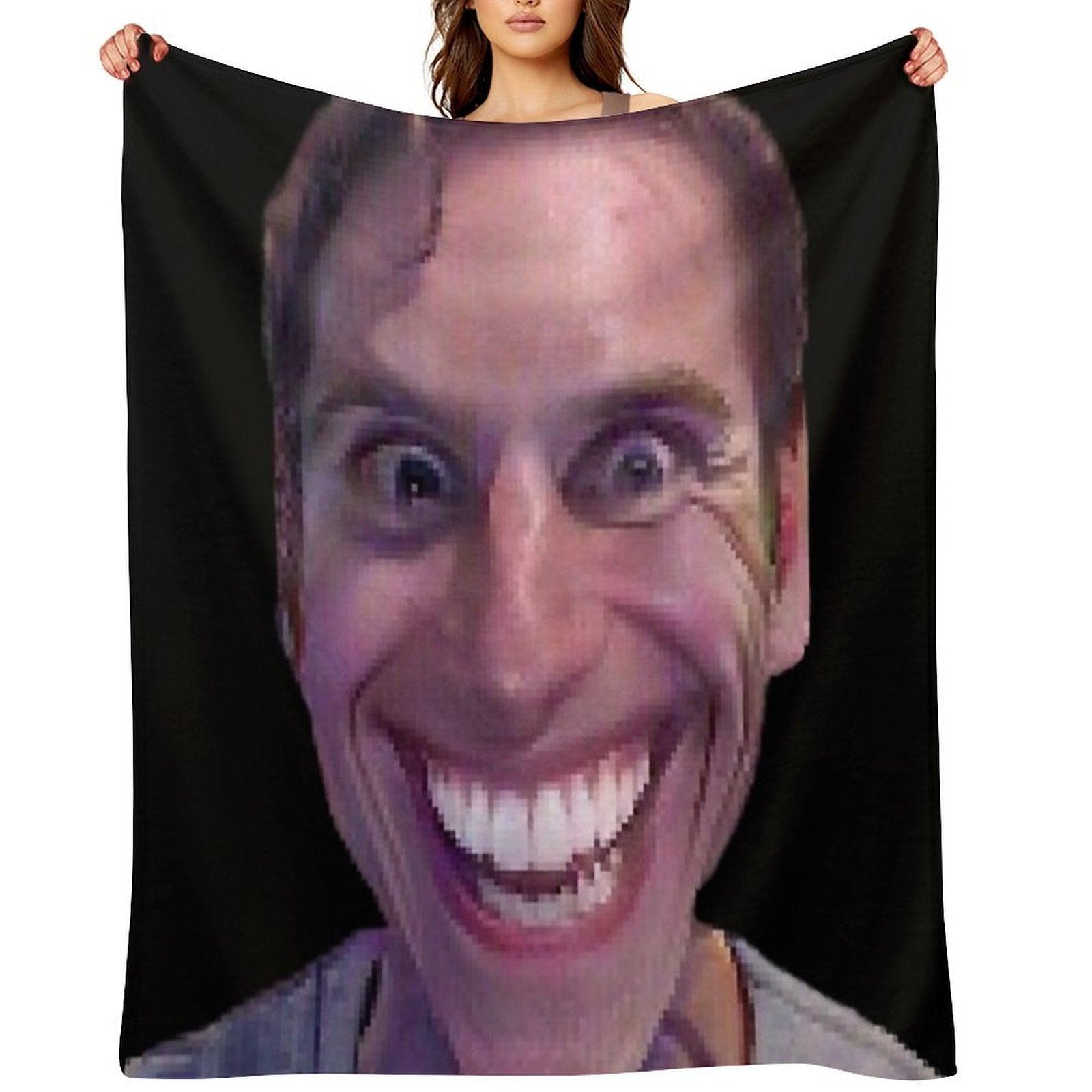SUS OMEGASUS OMG SUSGUY FACE!!! Throw Blanket