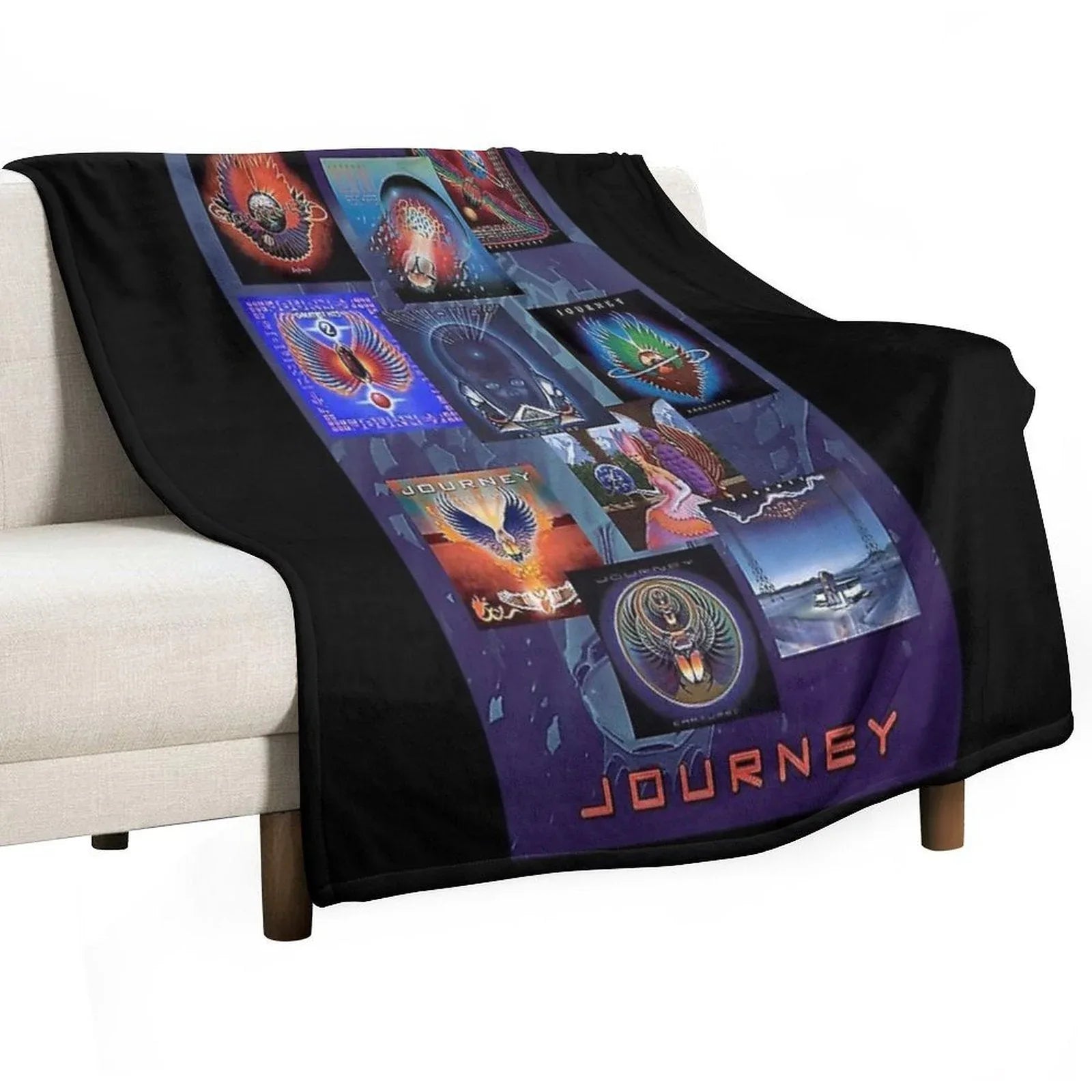 Vintage Tour Music Band Singer Albums Throw Blanket