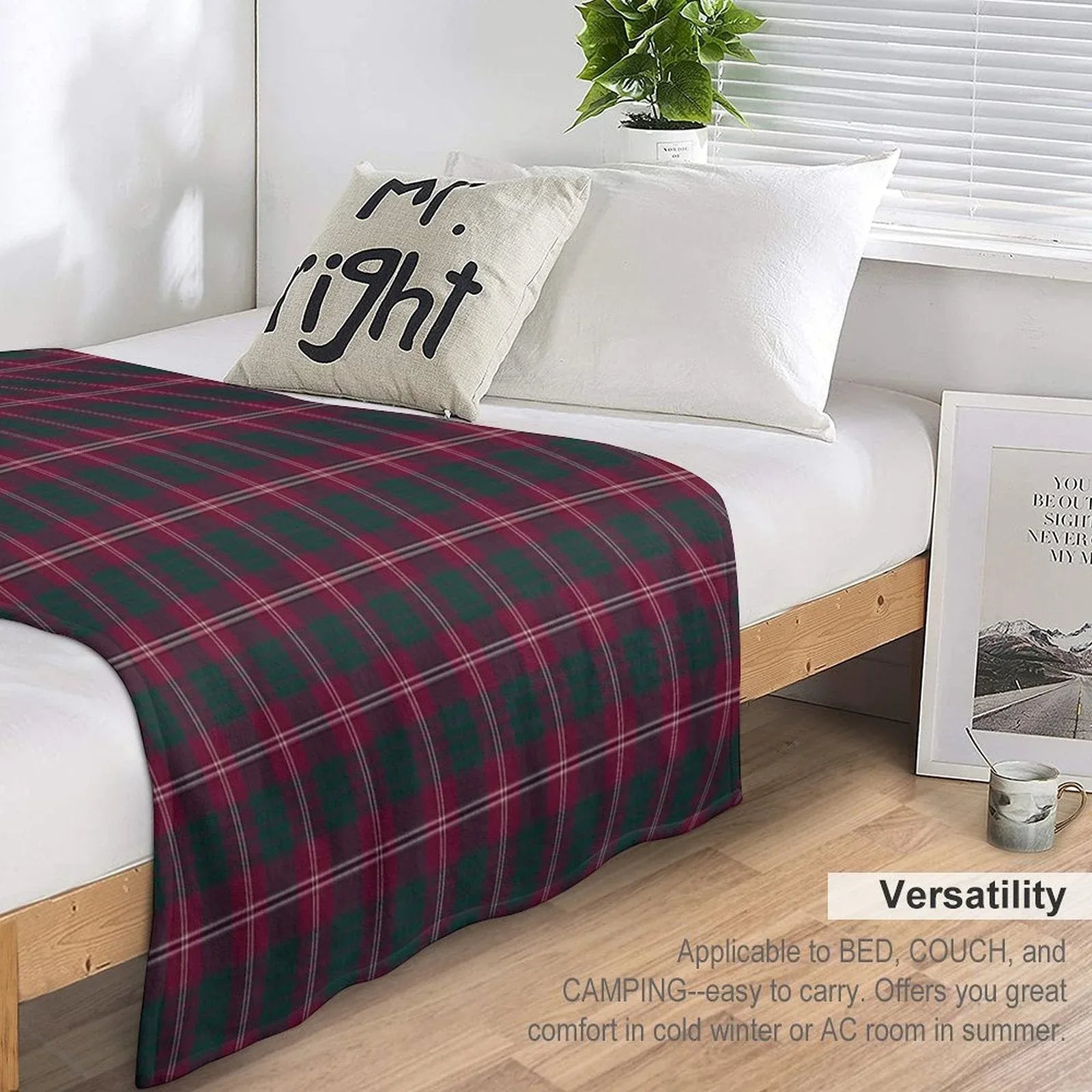 Clan Crawford Tartan Throw Blanket