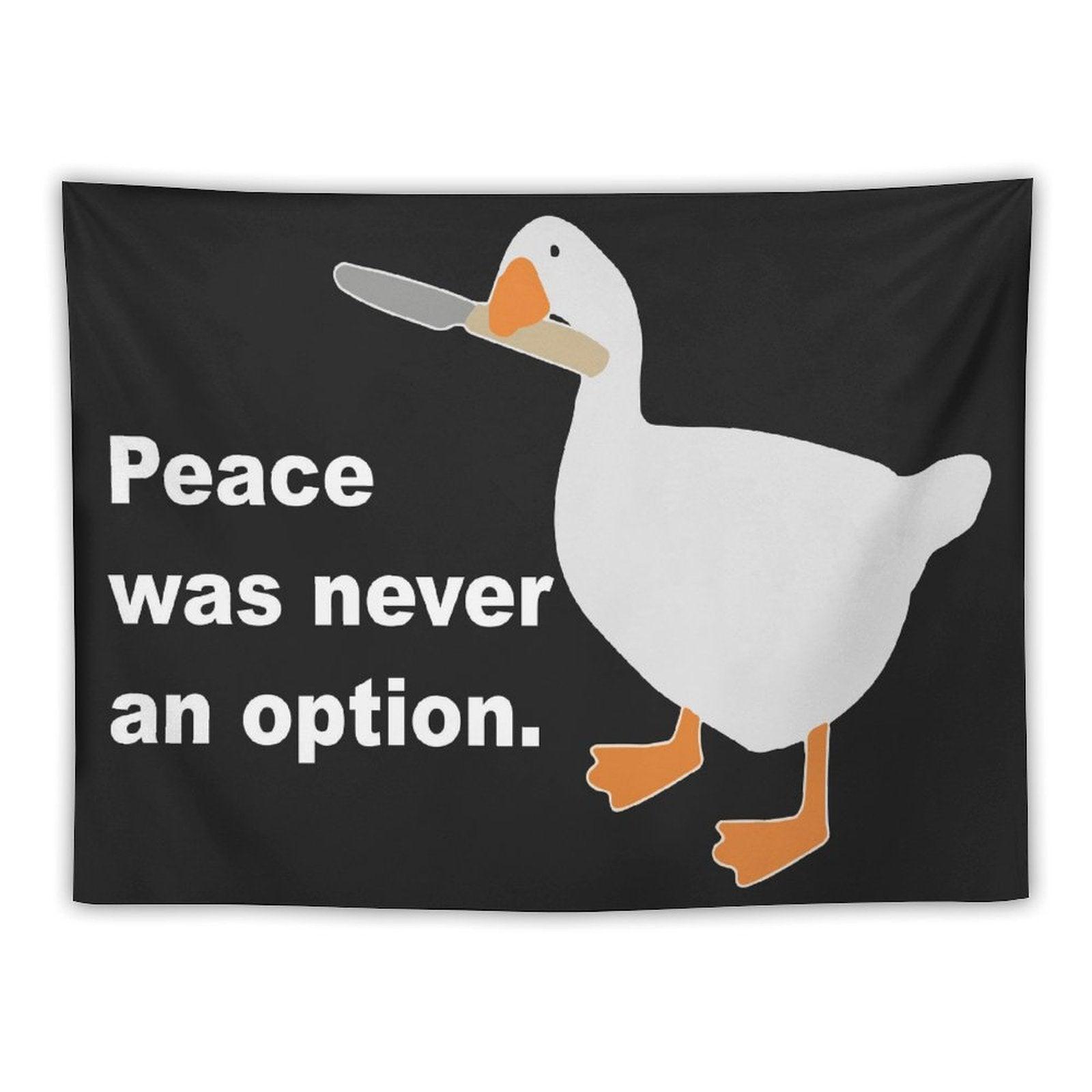 Peace Was Never An Option Tapestry