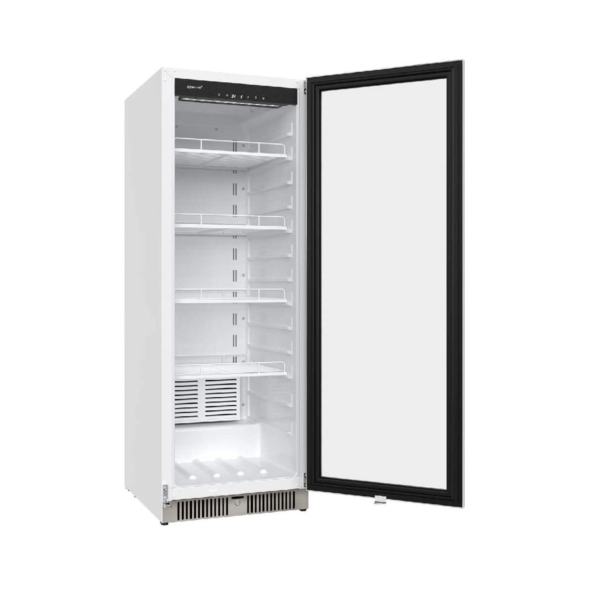 Edgestar 10.1 Cubic Feet Commercial Beverage Merchandiser With Temperature Alarm and Reversible Door, 22