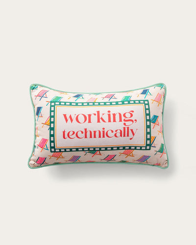 working technically pillow