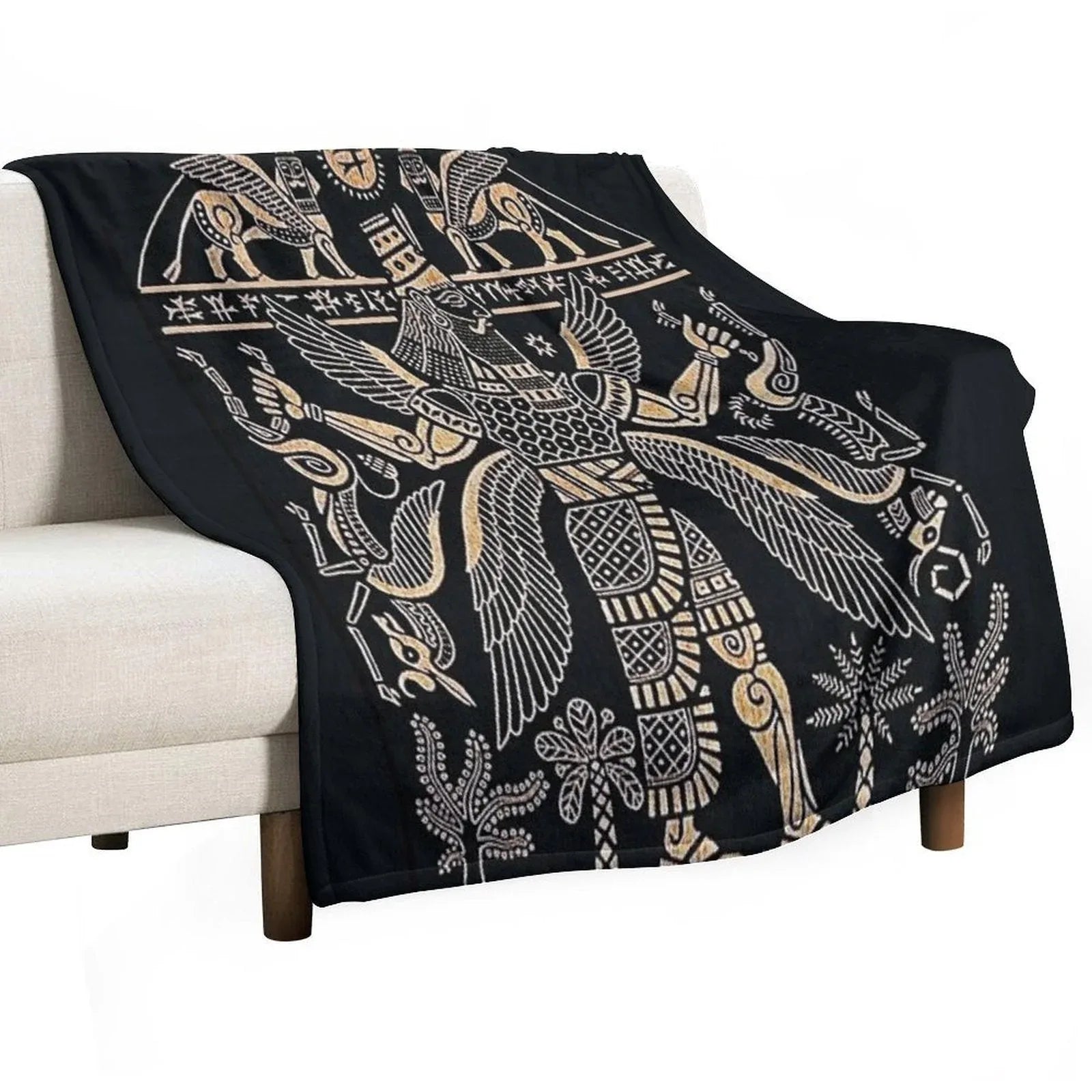 ASSYRIAN Throw Blanket