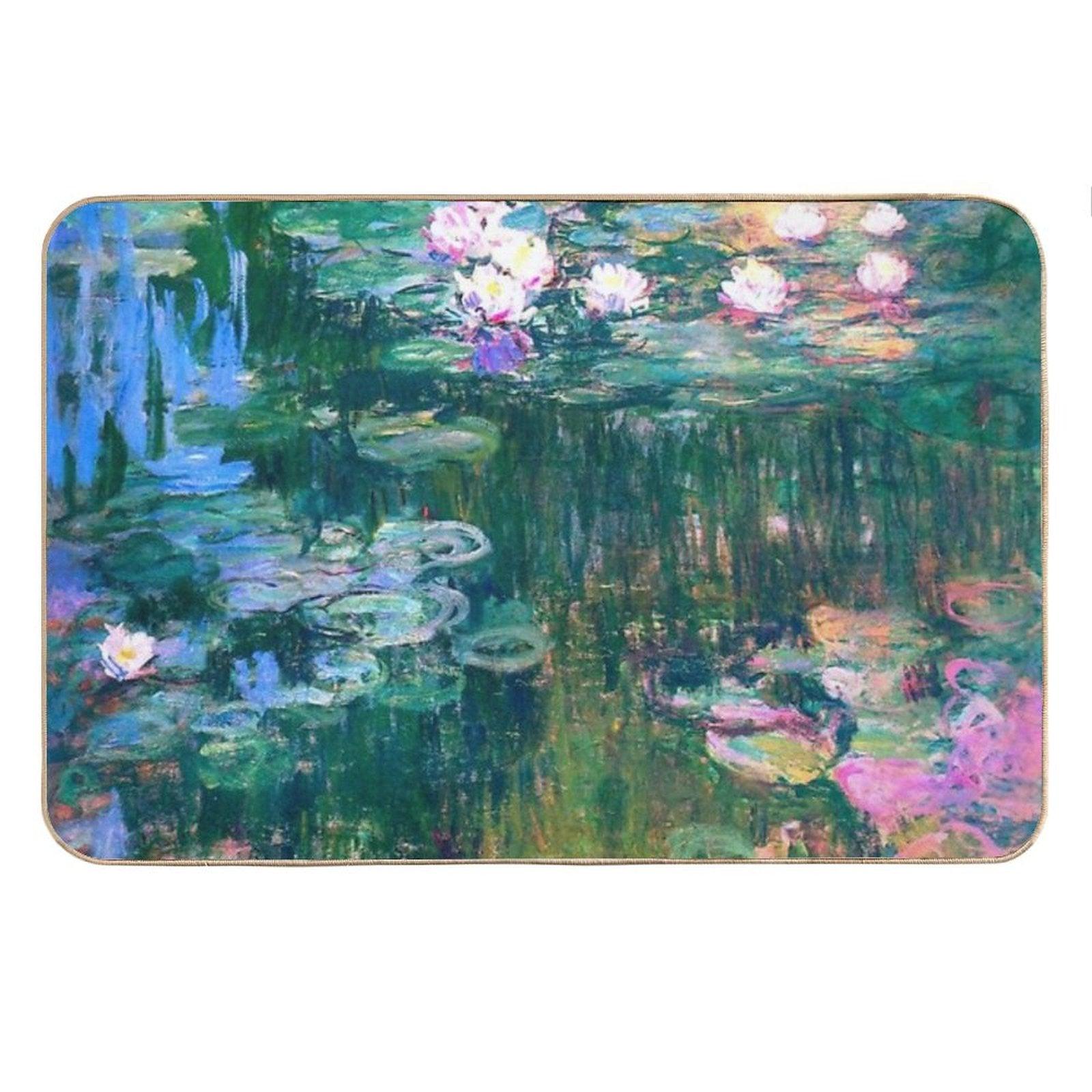 Water Lilies Monet Bath Mat