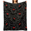 Mothman Night Throw Blanket
