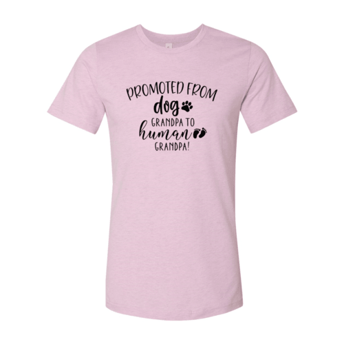 Promoted From Dog Grandpa to Human Grandpa T-Shirt