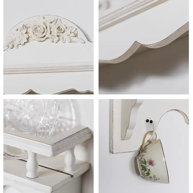 Wall Mounted French-Style Dish and Plate Storage Rack VagabondVintage