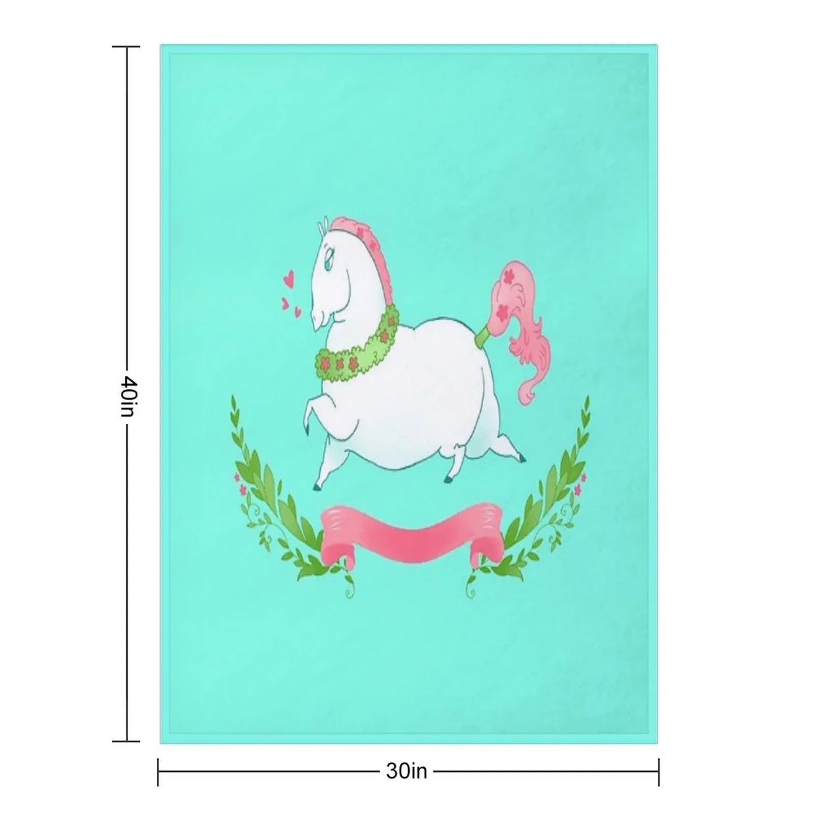 Opera Horse Throw Blanket