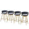 Four-Piece Modern Rotating Swivel Barstools