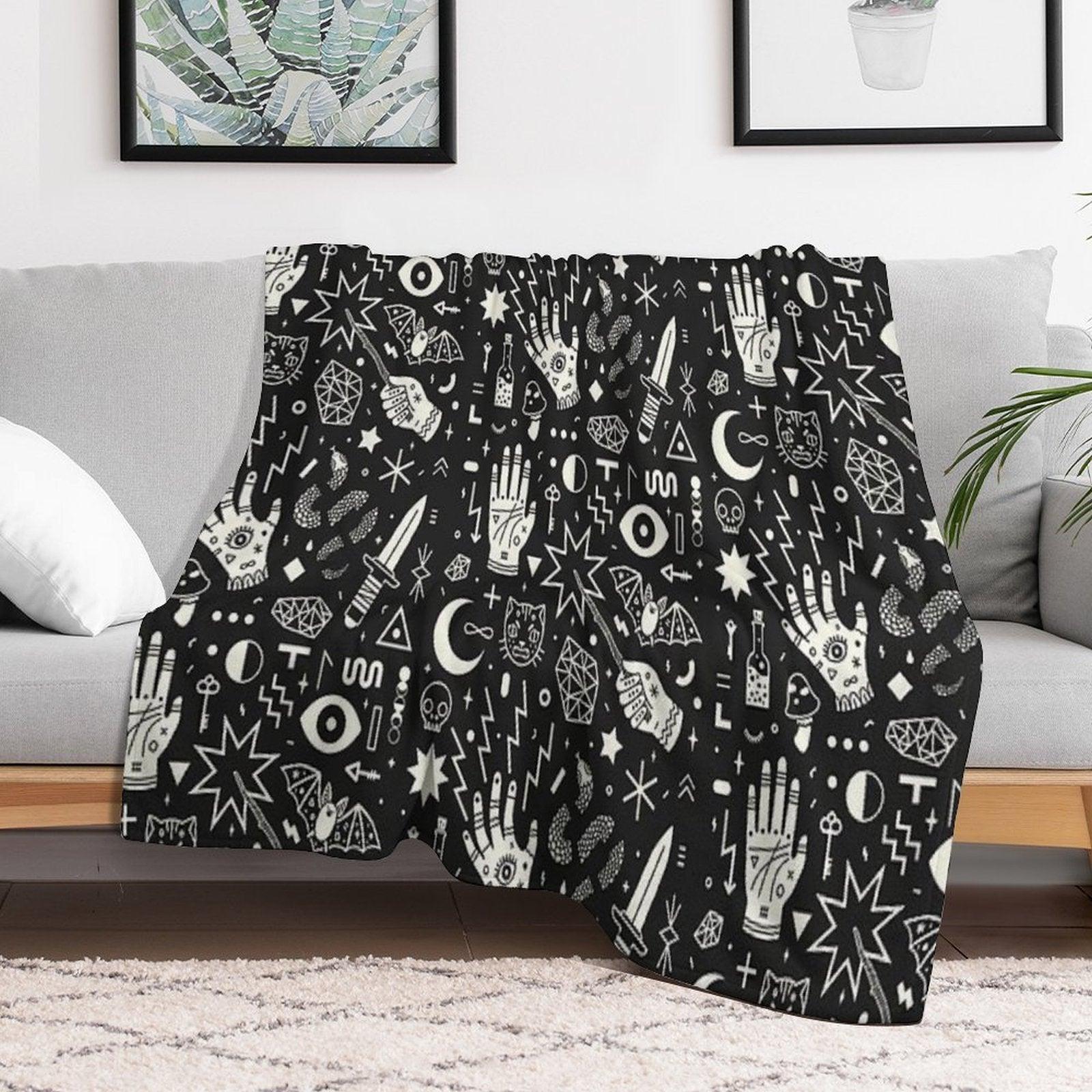 Witchcraft Throw Blanket