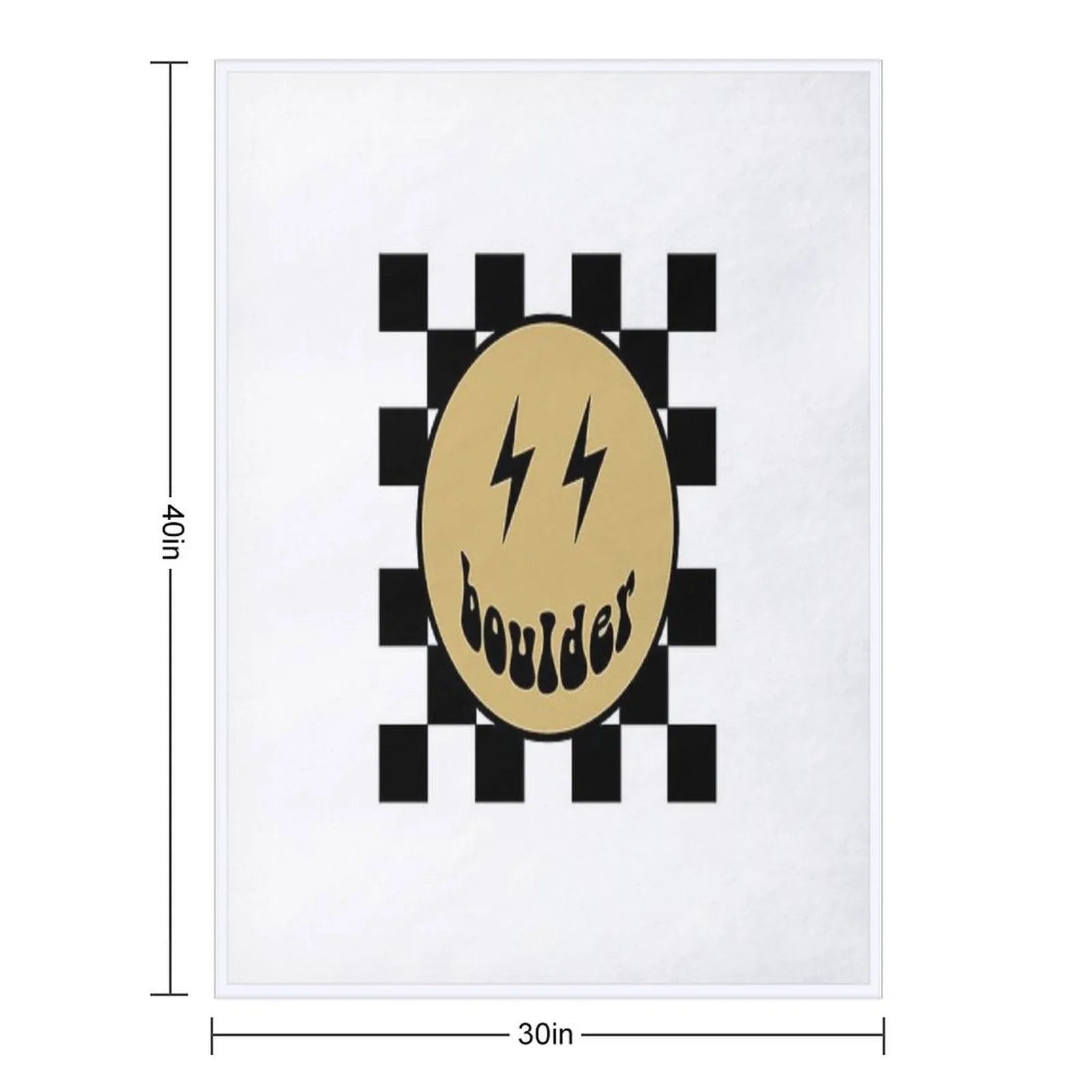 Boulder Throw Blanket