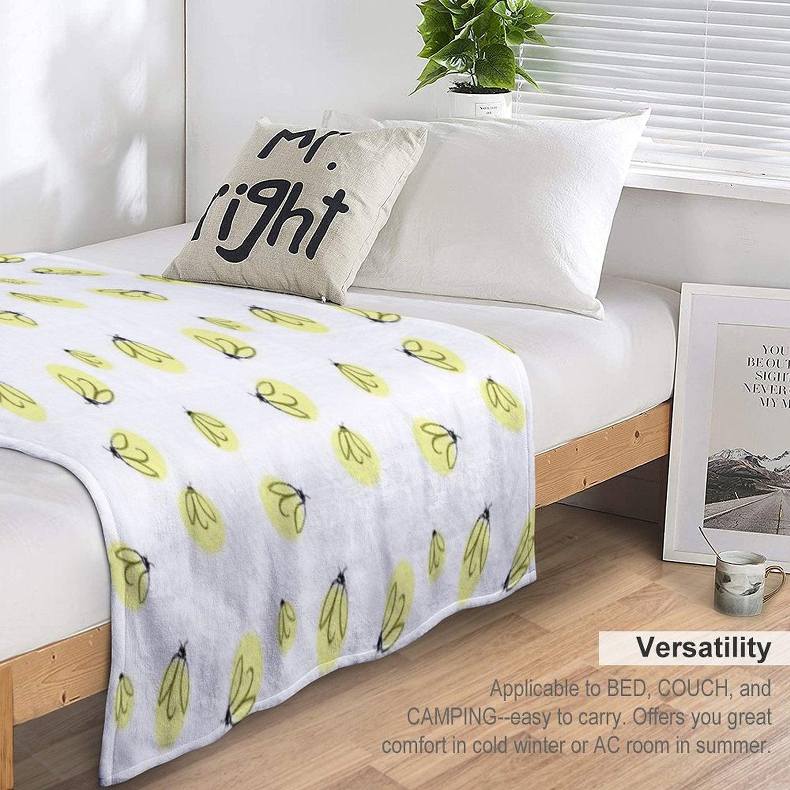 Fireflies, Lightning Bugs Throw Blanket
