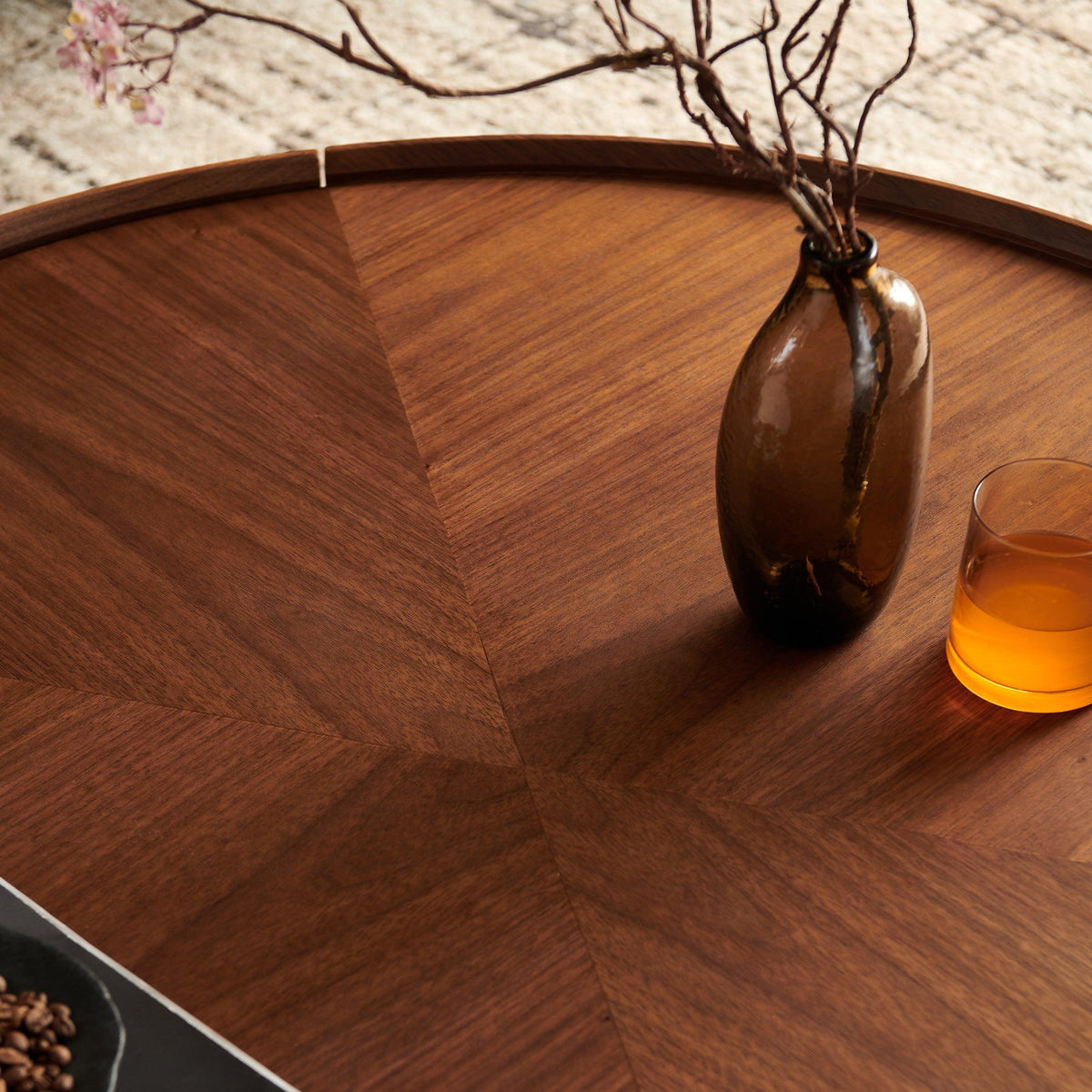Aspen Ring Walnut Coffee Table