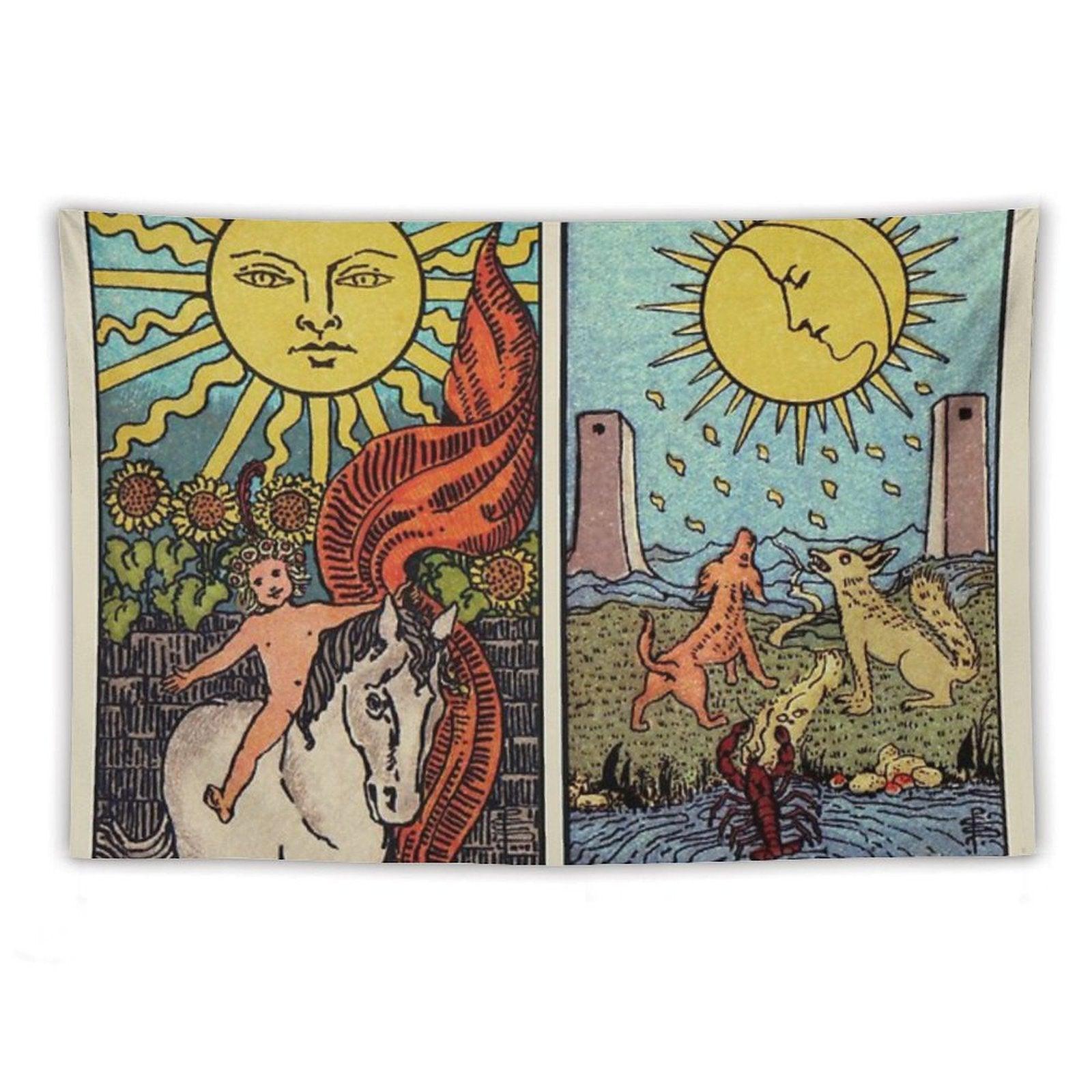 Moon & Sun Tarot  Colour Tapestry