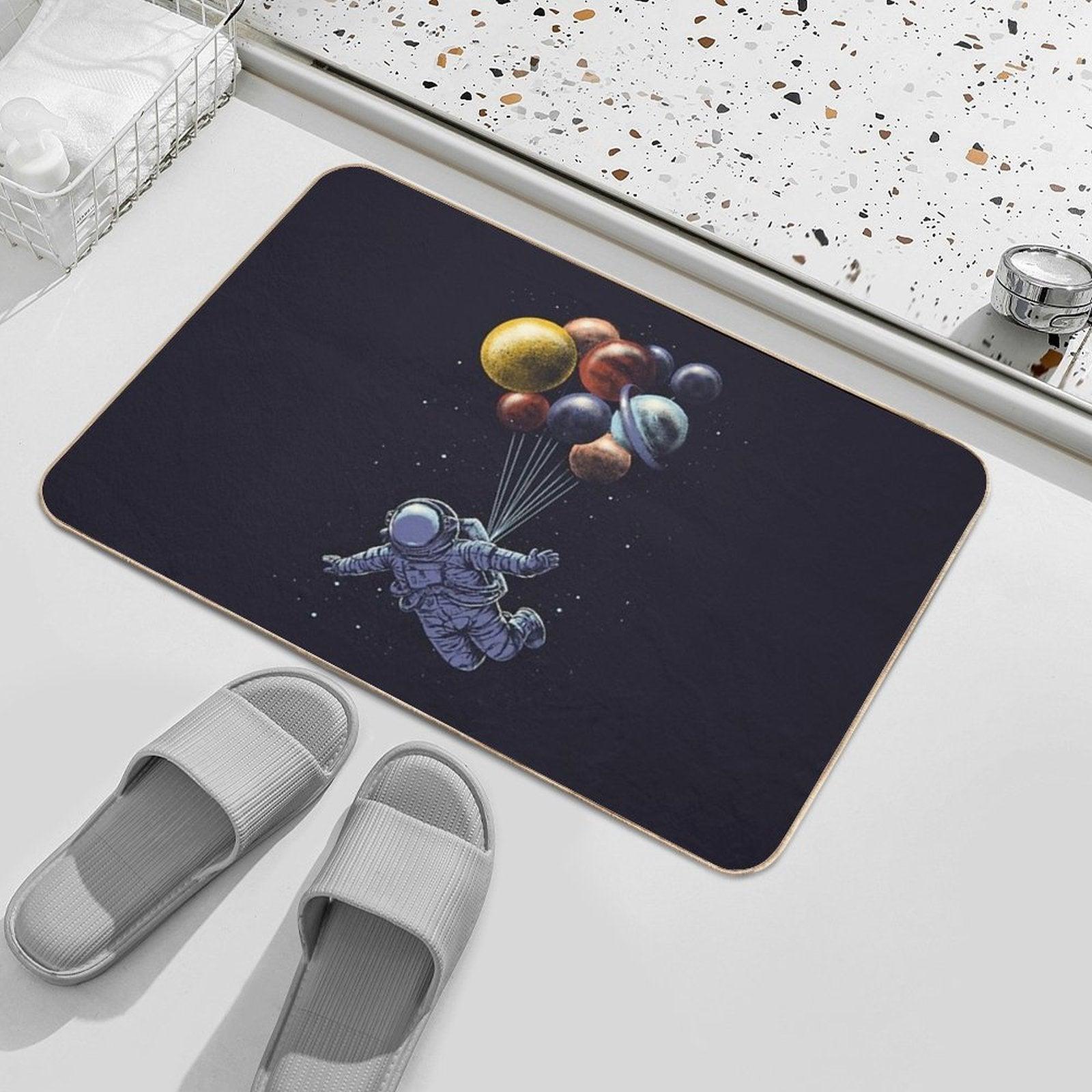 Space Travel  Pet-Safe Bath Mat