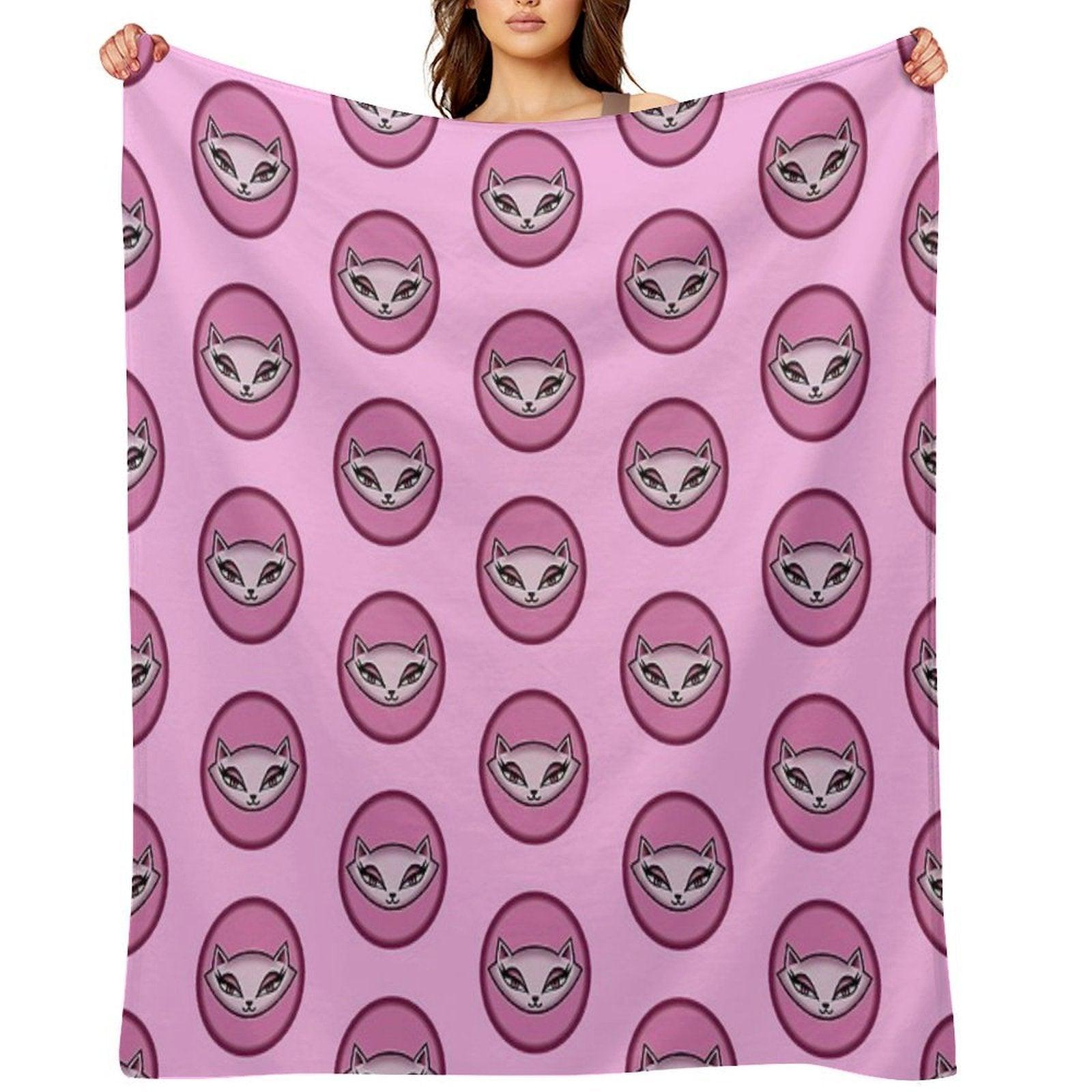 Bratz Jade Kool Kat Symbol V.4 Throw Blanket