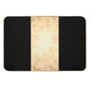 Elegant Gold And Black Design Bath Mat