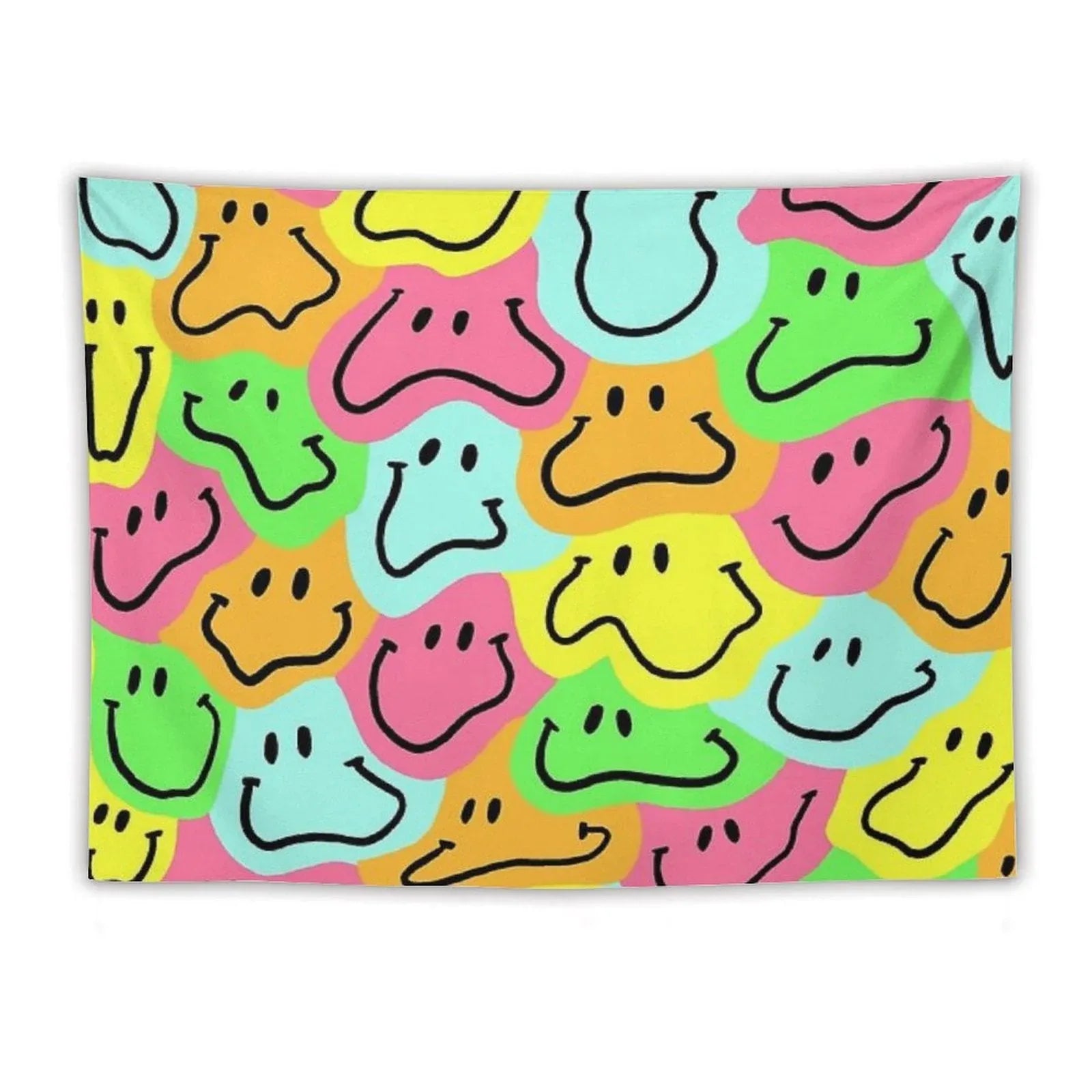 Smiley Face Pattern Tapestry