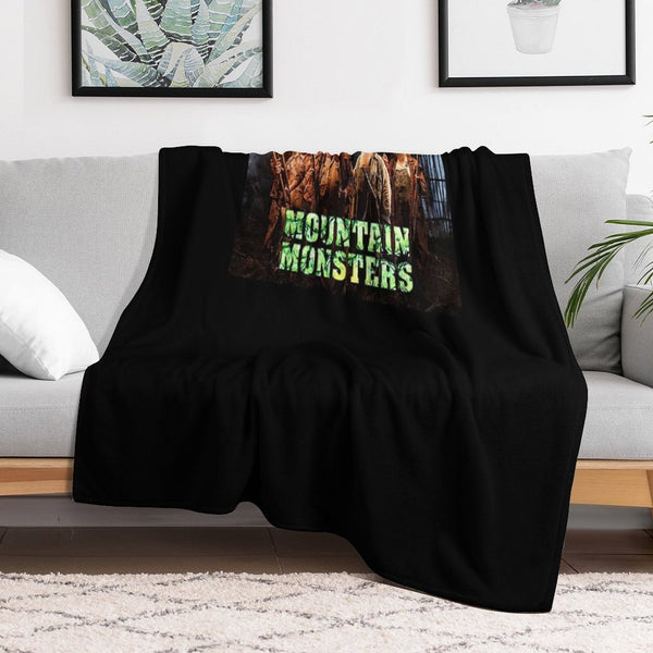 Mountain Monsters Tv Compact Throw Blanket