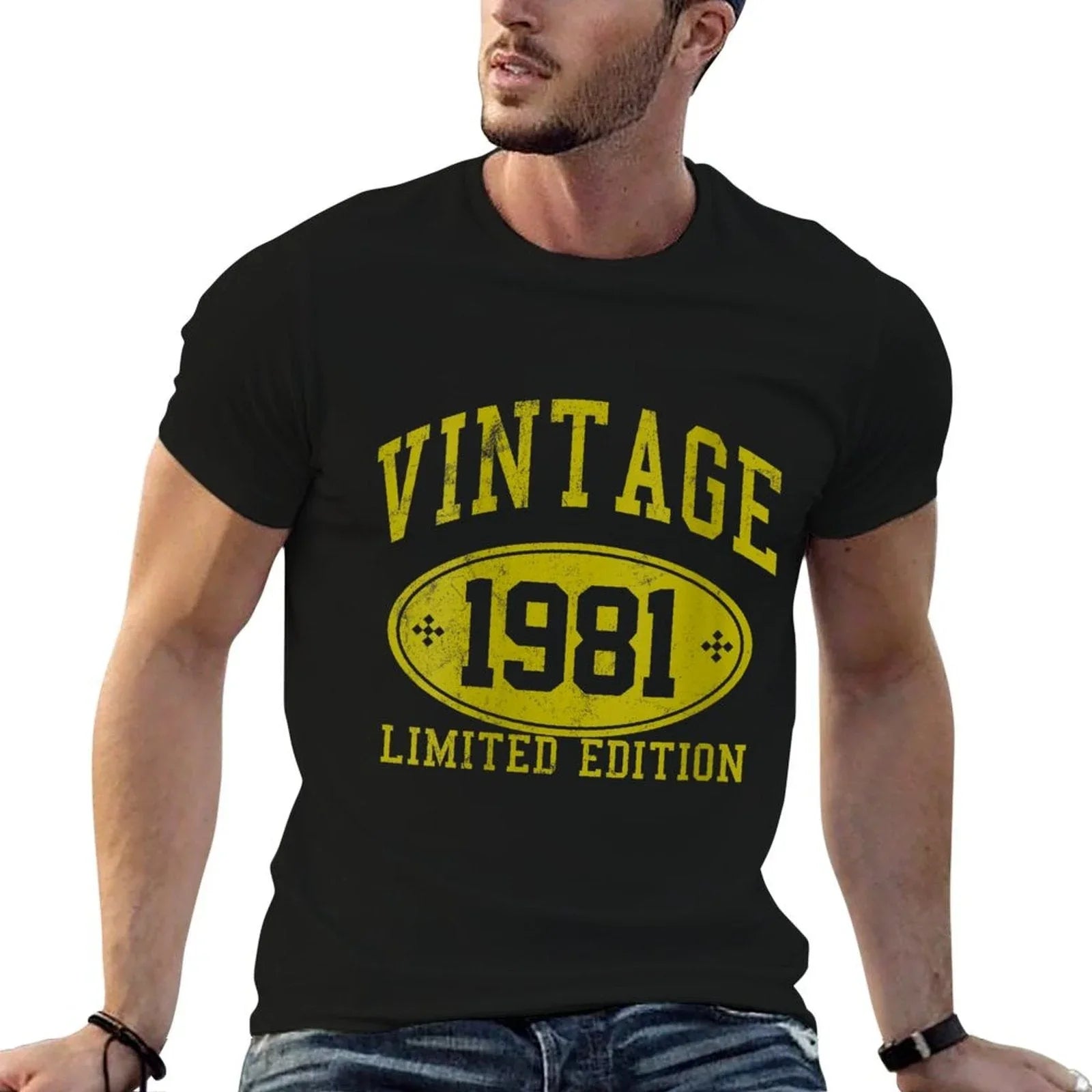 Womens 40th Birthday Gift 40 Years Vintage 1981 Limited Edition  Eco-friendly Material T-Shirt