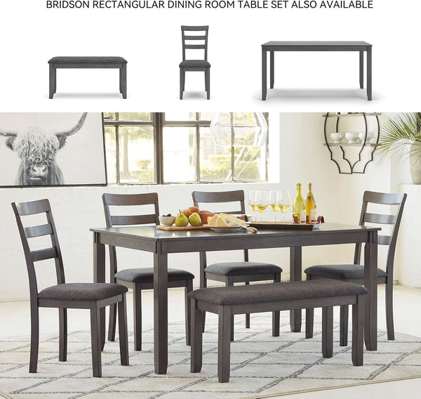 5 Piece Engineered Wood Counter Height Dining Set Gray