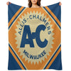Allis Chalmers Retro Logo Throw Blanket